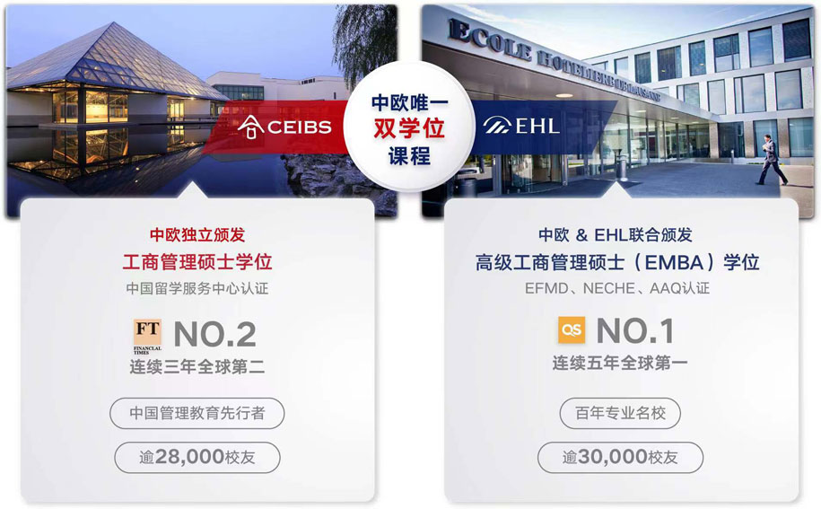 中欧唯一双学位课程
