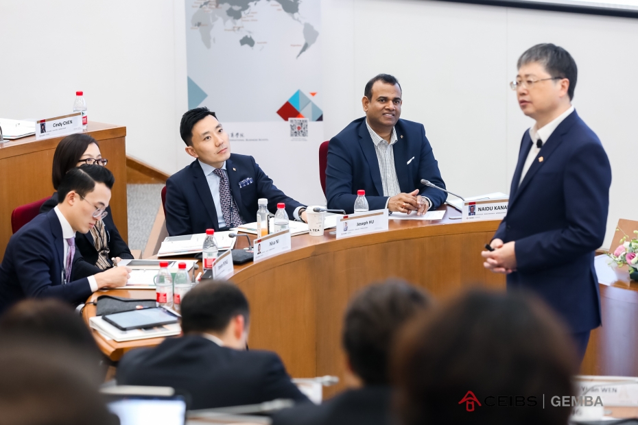 中欧校友 Naidu Kanakala参加GEMBA讲座